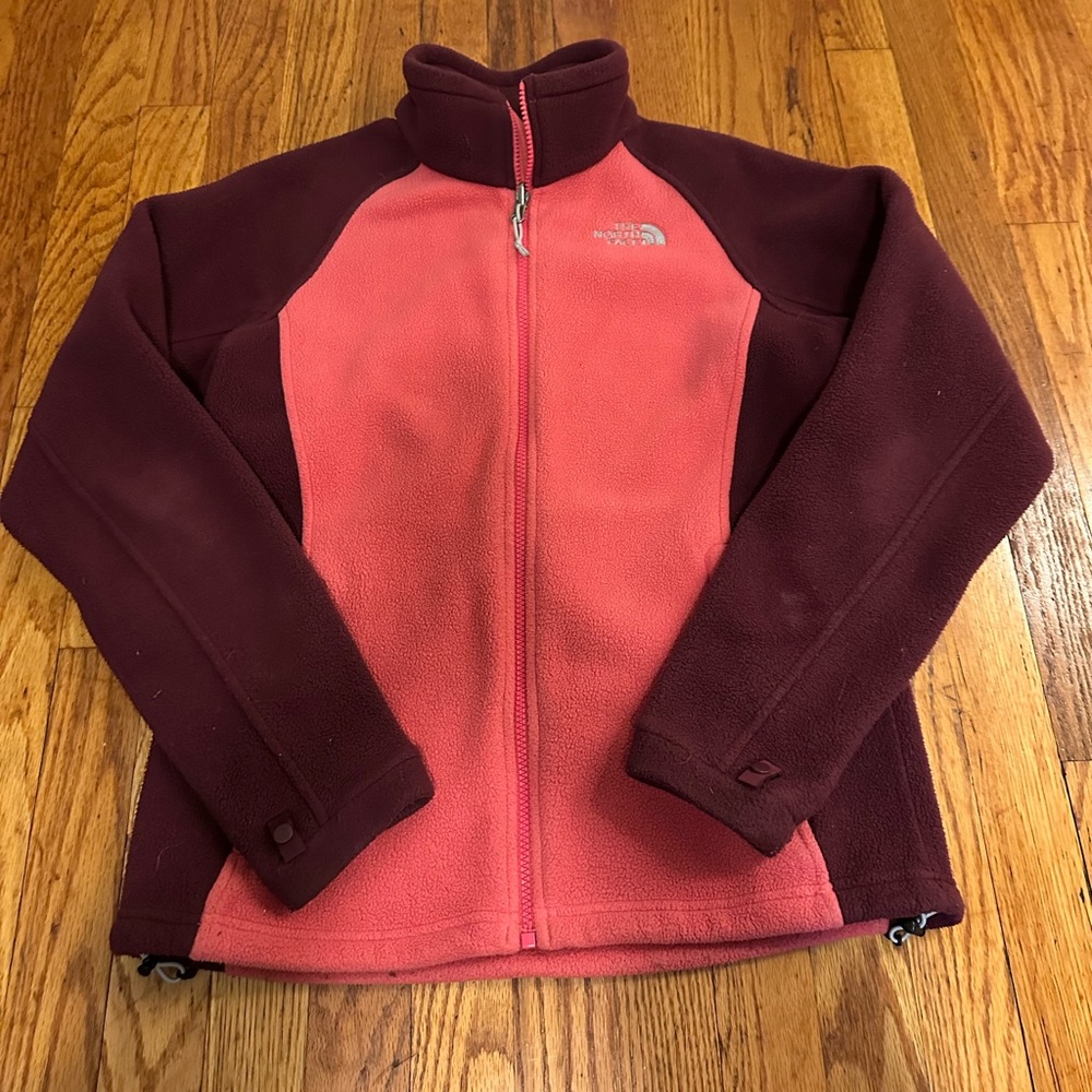 North face polar fleece full zip